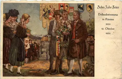 10 Jahre Feier, Volksabstimmung in Kärnten 1920 -355322