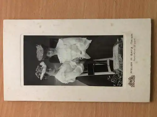 Atelier Bätz - Trier - altes Photo auf Karton -S207