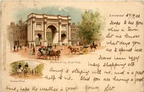 London - Marble Arch - Litho -423266