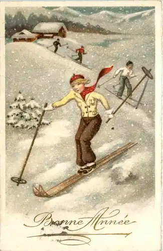 Neujahr - Ski -423848