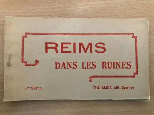 Reims - Reims dans les Ruines - Booklet 12 CPA -S218