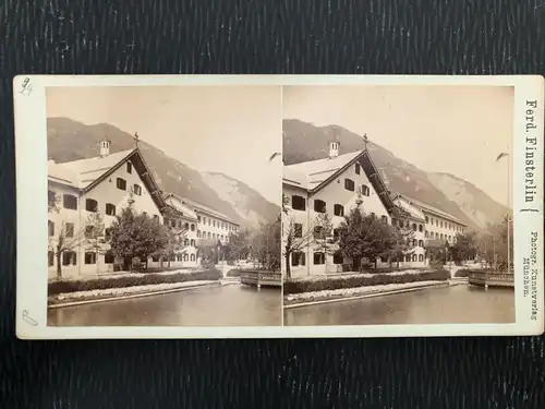 Fürstenhaus in Pertisau - Photo auf dickem Karton - Stereokarte -S257