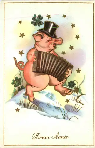 Neujahr - Schwein -423950