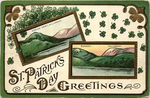 St. Patricks Day - Prägekarte -425398
