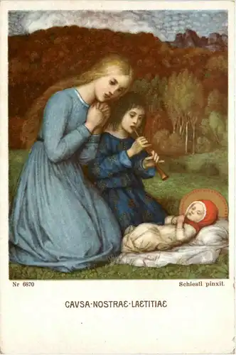 Künstlerkarte Matthäus Schiestl -423446