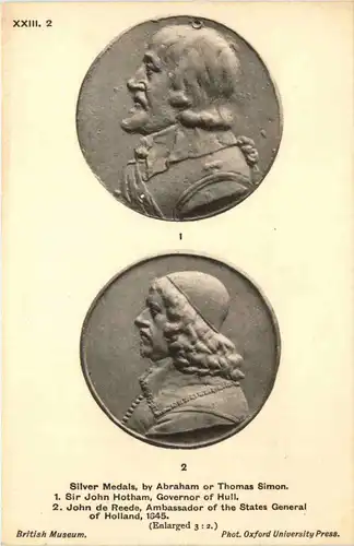 silver medals by Abraham Simon -424696