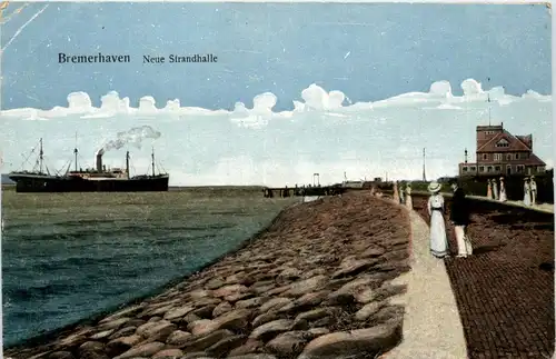 Bremerhaven - Neue Strandhalle - Luna Karte -423786