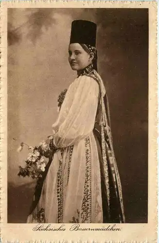 Sächsisches Bauernmädchen -425848