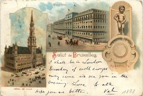 Salut de Bruxelles - Litho -424956