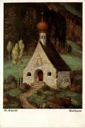 Künstlerkarte Matth. Schiestl - Waldkapelle -423196