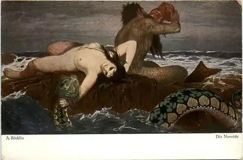 Künstlerkarte A. Böcklin -425184