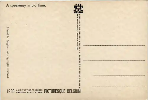 Belgium picturesque - Chicago World fair 1933 -425284