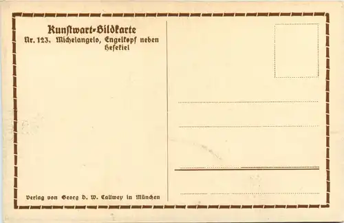 Künstlerkarte Michelangelo -423396