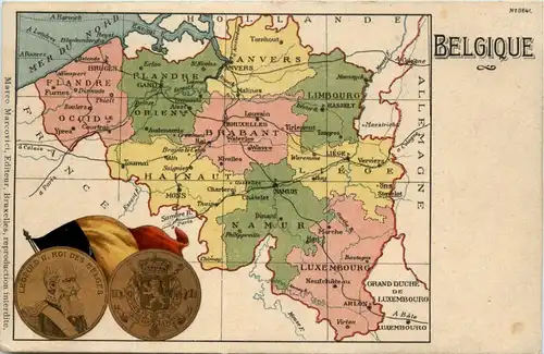 Belgien - Landkarte -424366