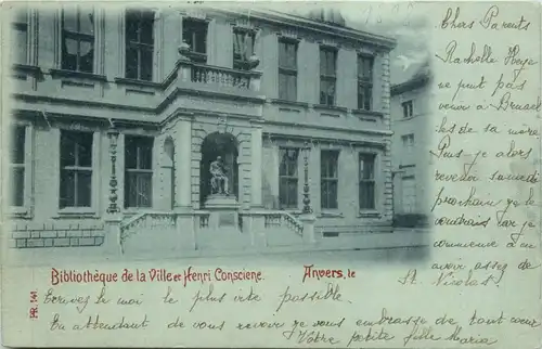 Anvers - Bibliotheque de la Ville -424900