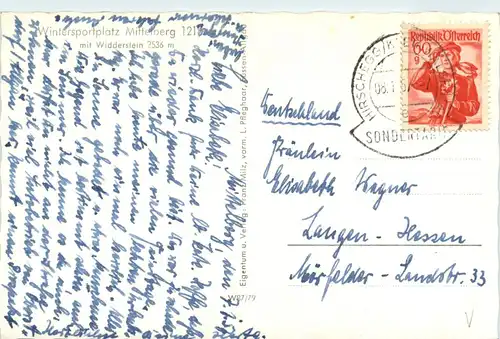 Mittelberg mit Sondertarif Stempel -425446