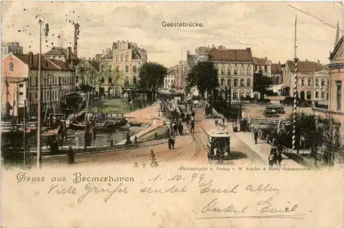 Gruss aus Bremerhaven - Geestebrücke -423756