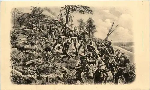 Saarbrücken - Erstürmung der Spicherer Höhen 1870 -426822