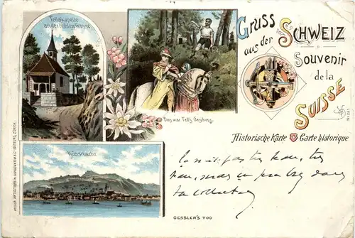 Küssnacht - Gruss aus der Schweiz - Litho -426872