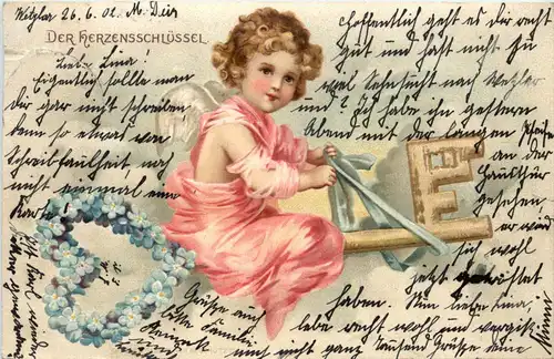 Herzensschlüssel Engel -424018