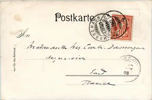 Gruss aus Schwyz - Luzern - Landkarte - Verlag Schlumpf -427012