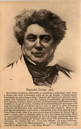 Alexandre Dumas - Schriftsteller -425330