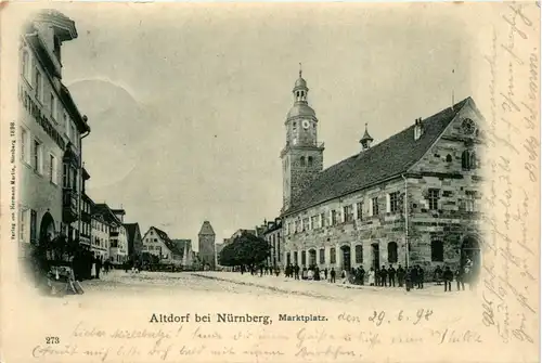 Altdorf bei Nürnberg - Marktplatz -426138