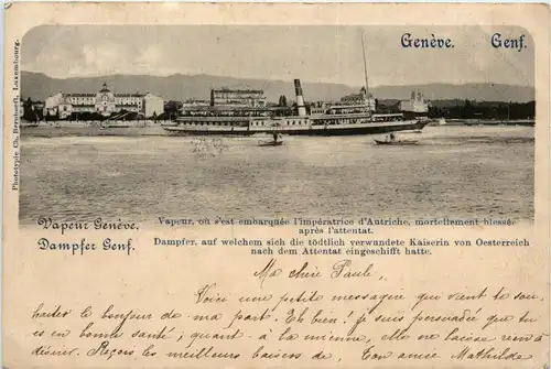Geneve - Dampfer Genf -427102