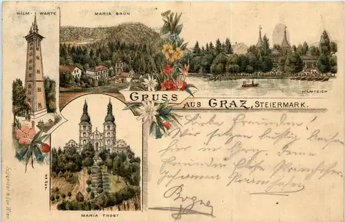 Gruss aus Graz - Litho -296322