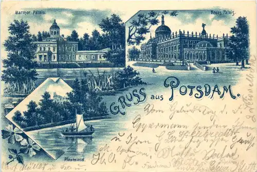 Gruss aus Potsdam - Litho -425906