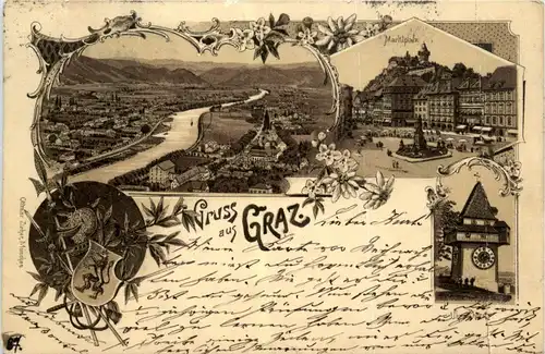 Gruss aus Graz - Litho -296344