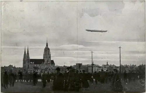 München - Zeppelin grosse Fernfahrt 1909 -426394