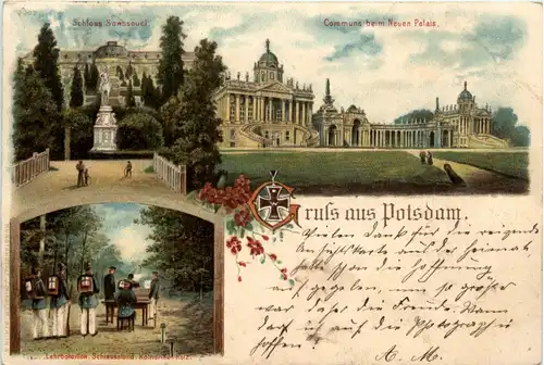 Gruss aus Potsdam - Litho -425904