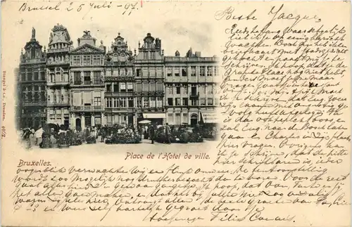 Bruxelles - Place de l Hotel de Ville -424970