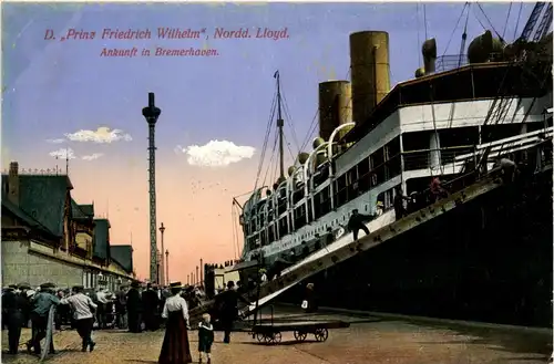 Bremerhaven - Dampfer Prinz Friedrich Wilhelm -423792