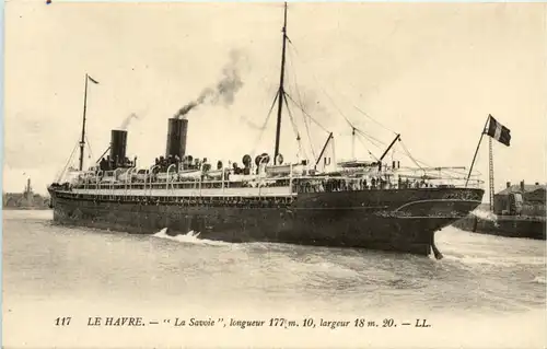 Le Havre - Dampfer La Savoie -427612