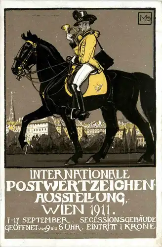 Wien - Postwertzeichen Ausstellung 1911 - Ganzsache -427602
