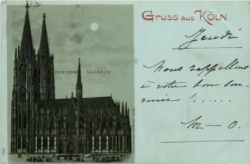 Gruss aus Köln - Litho -426576