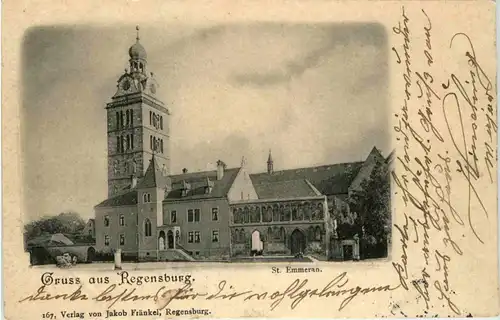 Gruss aus Regensburg - St. Emmeran -426184