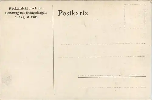 Echterdingen - Zeppelin 5. August 1908 -426358