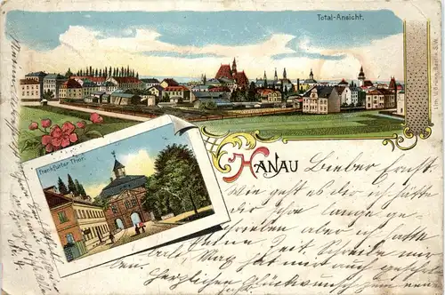 Gruss aus Hanau - Litho -426574