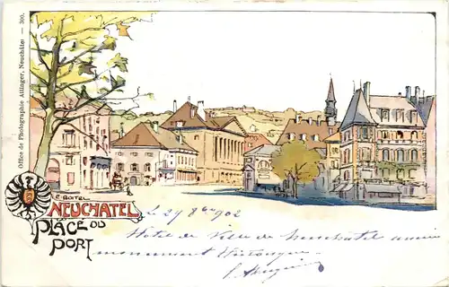 Neuchatel - Place du Port -426916