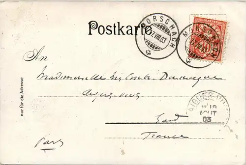 Gruss aus Interlaken - Thun - Landkarte - Verlag Schlumpf -427010