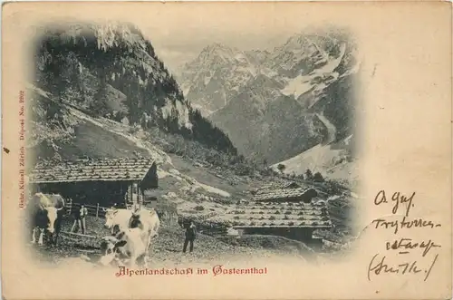 Alpenlandschaft im Gasternthal -427176