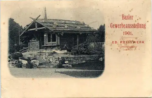 Basel - Basler Gewerbeausstellung 1901 -427196