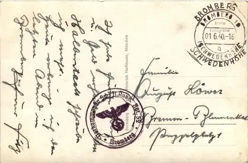 Bromberg - Alte Pfarrkirche - Stempel 3. Reich -427256