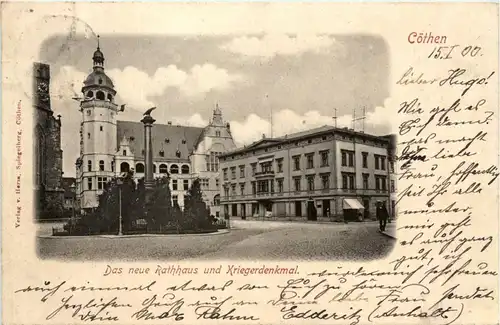 Cöthen - Das neue Rathaus -428312