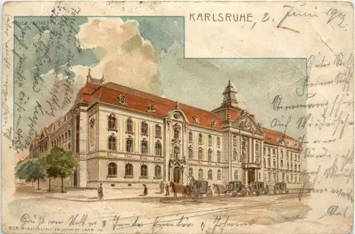 Karlsruhe - Litho -427496