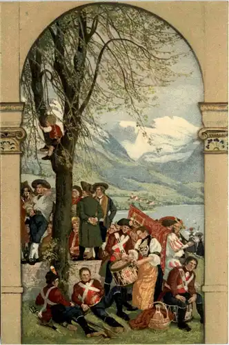 Bundesfeier Postkarte 1918 -427576