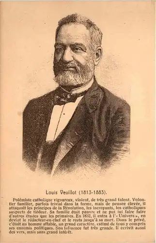 Louis Veuillot - Journalist und Autor -425316